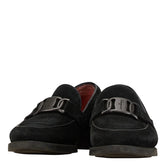 サルヴァトーレフェラガモ ヴァラ ローファー サイズ:36 ブラック スウェード レディース Salvatore Ferragamo 【中古】